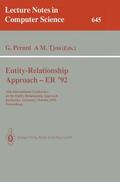 Tjoa / Pernul |  Entity-Relationship Approach - ER '92 | Buch |  Sack Fachmedien