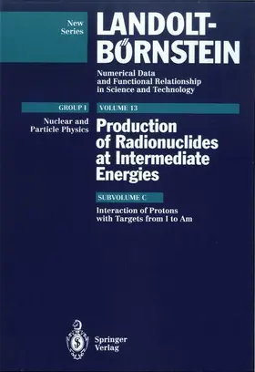  Interactions of Protons with Targets from I to Am | Buch |  Sack Fachmedien