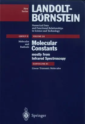 Guelachvili / Rao |  Linear Triatomic Molecules: BC1H+ (HBC1+) ... COSe (OCSe) | Buch |  Sack Fachmedien