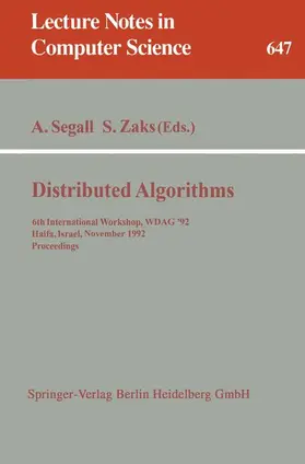 Zaks / Segall |  Distributed Algorithms | Buch |  Sack Fachmedien