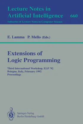Mello / Lamma |  Extensions of Logic Programming | Buch |  Sack Fachmedien