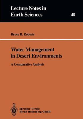 Roberts | Water Management in Desert Environments | Buch | 978-3-540-56562-8 | sack.de