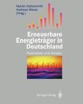 Wiese / Kaltschmitt |  Erneuerbare Energieträger in Deutschland | Buch |  Sack Fachmedien