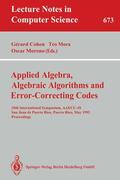 Cohen / Moreno / Mora |  Applied Algebra, Algebraic Algorithms and Error-Correcting Codes | Buch |  Sack Fachmedien