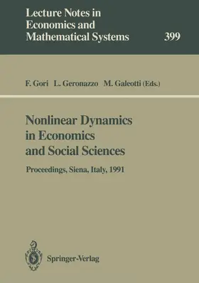 Gori / Geronazzo / Galeotti |  Nonlinear Dynamics in Economics and Social Sciences | Buch |  Sack Fachmedien