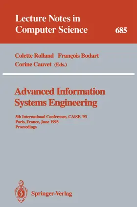 Rolland / Cauvet / Bodart |  Advanced Information Systems Engineering | Buch |  Sack Fachmedien