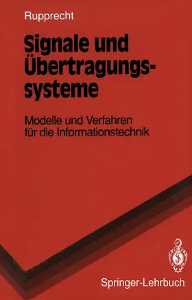 Rupprecht |  Signale und Übertragungssysteme | Buch |  Sack Fachmedien