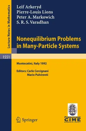 Cercignani / Pulvirenti |  Nonequilibrium Problems in Many-Particle Systems | Buch |  Sack Fachmedien