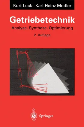 Modler / Luck |  Getriebetechnik | Buch |  Sack Fachmedien