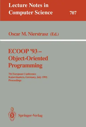 Nierstrasz |  ECOOP '93 - Object-Oriented Programming | Buch |  Sack Fachmedien