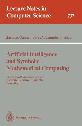 Campbell / Calmet |  Artificial Intelligence and Symbolic Mathematical Computing | Buch |  Sack Fachmedien