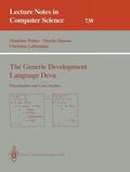 Weber / Lafontaine / Simons |  The Generic Development Language Deva | Buch |  Sack Fachmedien