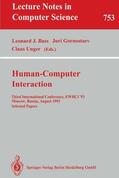 Bass / Unger / Gornostaev |  Human-Computer Interaction | Buch |  Sack Fachmedien