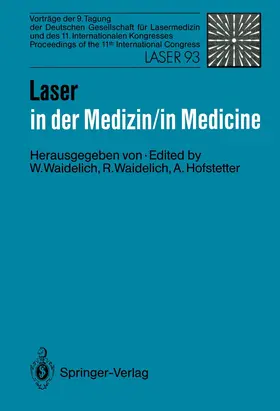 Waidelich |  Laser in der Medizin / Laser in Medicine | Buch |  Sack Fachmedien