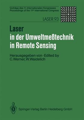 Waidelich / Werner | Laser in der Umweltmeßtechnik / Laser in Remote Sensing | Buch | 978-3-540-57443-9 | sack.de
