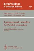 Banerjee / Padua / Gelernter |  Languages and Compilers for Parallel Computing | Buch |  Sack Fachmedien