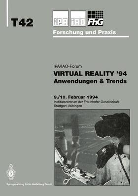 Bullinger / Warnecke |  Virtual Reality ¿94 | Buch |  Sack Fachmedien