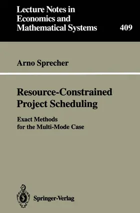 Sprecher |  Resource-Constrained Project Scheduling | Buch |  Sack Fachmedien