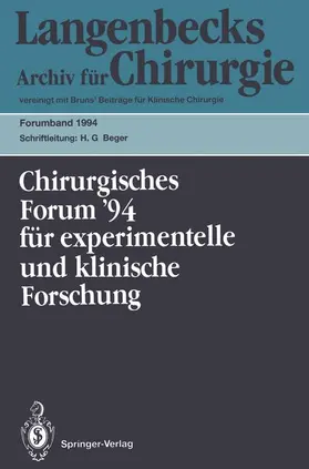 Trede / Seifert / Hartel |  111. Kongreß der Deutschen Gesellschaft für Chirurgie München, 5.-9. April 1994 | Buch |  Sack Fachmedien