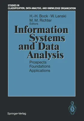 Bock / Lenski / Richter |  Information Systems and Data Analysis | Buch |  Sack Fachmedien
