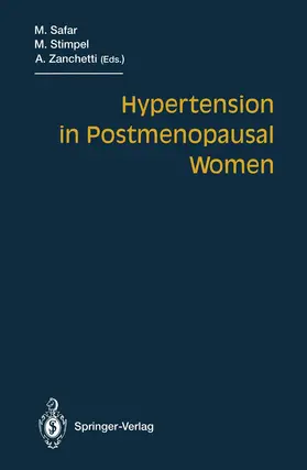 Safar / Stimpel / Zanchetti |  Hypertension in Postmenopausal Women | Buch |  Sack Fachmedien