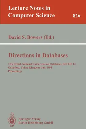 Bowers |  Directions in Databases | Buch |  Sack Fachmedien