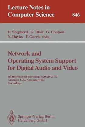 Shepherd / Blair / Garcia |  Network and Operating System Support for Digital Audio and Video | Buch |  Sack Fachmedien