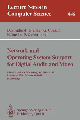 Shepherd / Blair / Garcia |  Network and Operating System Support for Digital Audio and Video | Buch |  Sack Fachmedien