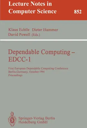 Echtle / Powell / Hammer |  Dependable Computing - EDCC-1 | Buch |  Sack Fachmedien