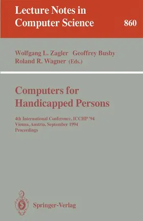 Zagler / Wagner / Busby |  Computers for Handicapped Persons | Buch |  Sack Fachmedien