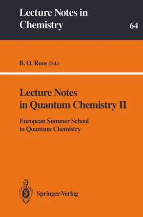 Roos |  Lecture Notes in Quantum Chemistry II | Buch |  Sack Fachmedien