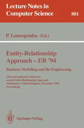 Loucopoulos |  Entity-Relationship Approach - ER '94. Business Modelling and Re-Engineering | Buch |  Sack Fachmedien