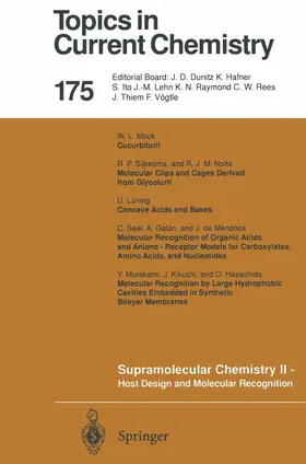 Weber |  Supramolecular Chemistry II — Host Design and Molecular Recognition | Buch |  Sack Fachmedien