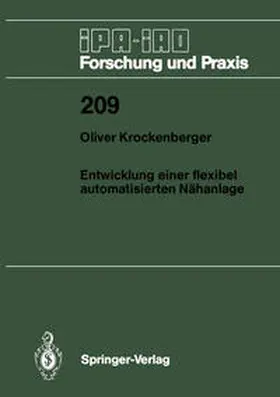 Krockenberger |  Entwicklung einer flexibel automatisierten Nähanlage | Buch |  Sack Fachmedien