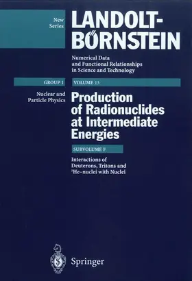  Interactions of Deuterons, Tritons, and 3He-nuclei with Nuclei | Buch |  Sack Fachmedien