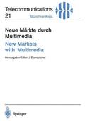 Eberspächer |  Neue Märkte durch Multimedia / New Markets with Multimedia | Buch |  Sack Fachmedien