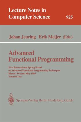 Meijer / Jeuring | Advanced Functional Programming | Buch | 978-3-540-59451-2 | sack.de