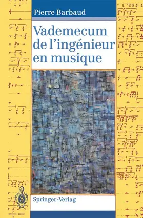 Barbaud |  Vademecum de l'ingénieur en musique | Buch |  Sack Fachmedien