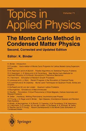 Binder |  The Monte Carlo Method in Condensed Matter Physics | Buch |  Sack Fachmedien