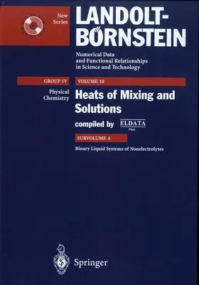  Binary Liquid Systems of Nonelectrolytes | Buch |  Sack Fachmedien