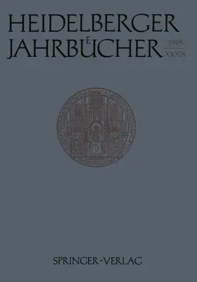 Wiehl | Heidelberger Jahrbücher | Buch | 978-3-540-60435-8 | www.sack.de