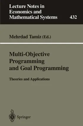 Tamiz |  Multi-Objective Programming and Goal Programming | Buch |  Sack Fachmedien