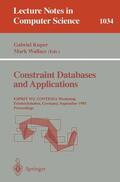 Wallace / Kuper |  Constraint Databases and Applications | Buch |  Sack Fachmedien