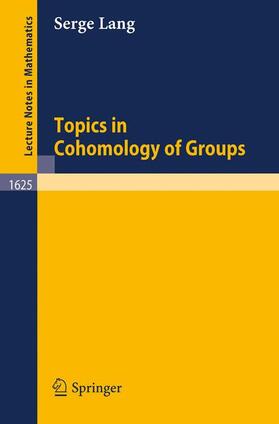 Lang |  Topics in Cohomology of Groups | Buch |  Sack Fachmedien