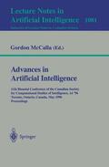 McCalla |  Advances in Artificial Intelligence | Buch |  Sack Fachmedien