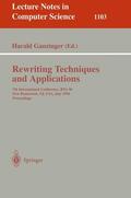 Ganzinger |  Rewriting Techniques and Applications | Buch |  Sack Fachmedien