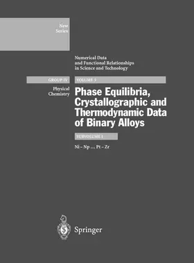 Predel |  Ni-Np ... Pt-Zr | Buch |  Sack Fachmedien