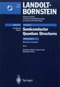 Kramer |  Quantum Point Contacts and Quantum Wires | Buch |  Sack Fachmedien