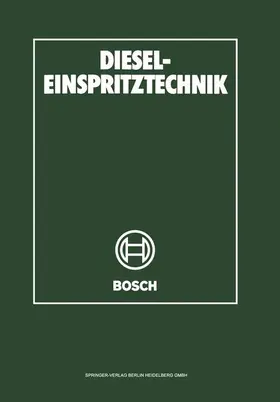 Diesel-Einspritztechnik | Buch | 978-3-540-62194-2 | www.sack.de