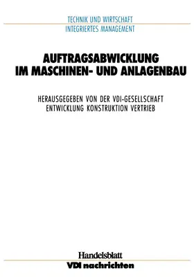  Auftragsabwicklung im Maschinen- und Anlagebau | Buch |  Sack Fachmedien